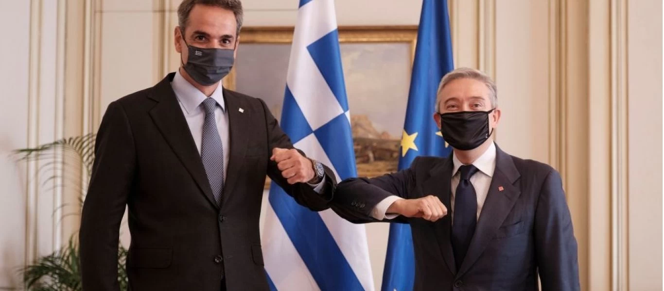 Κ.Μητσοτάκη σε Καναδό ΥΠΕΞ: «Συνεχιζόμενη η παραβατικότητα και η προκλητικότητα της Τουρκίας» (φώτο)